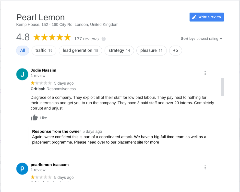 Pearllemon review