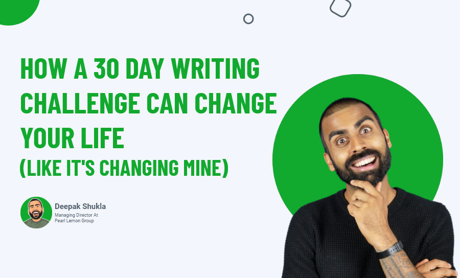 A 30 Day Writing Challenge