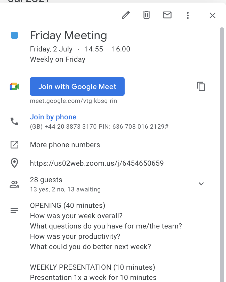 Friday-meeting