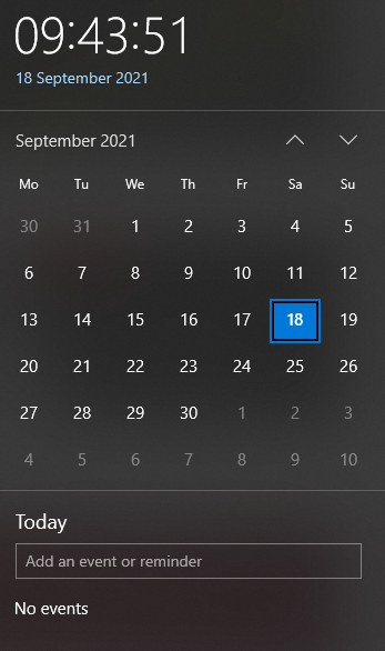 Time and Calendar