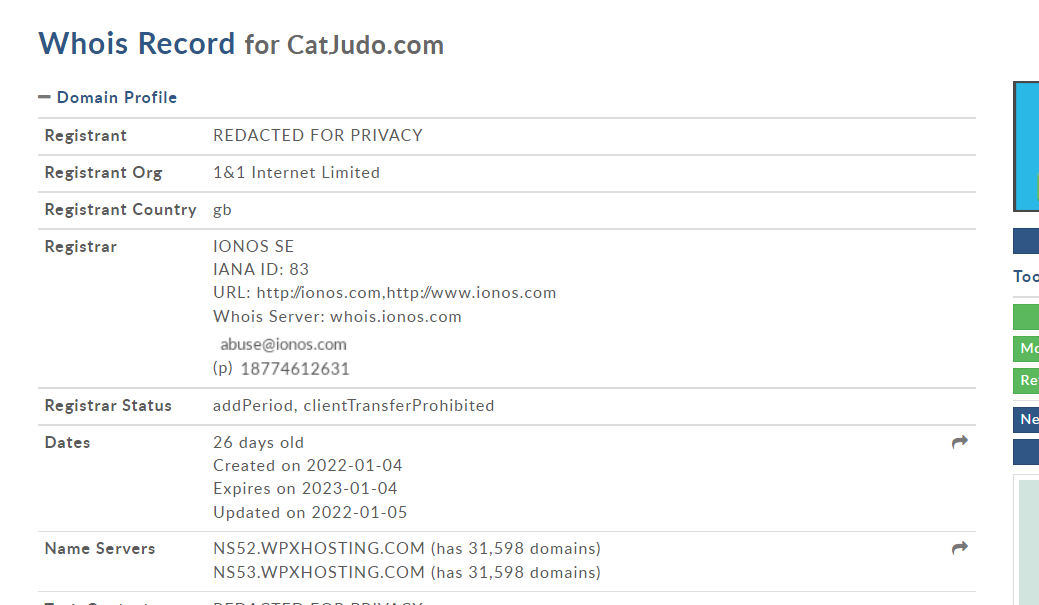 WHOIS Record