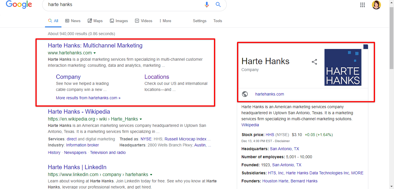 get a job in Harte Hanks